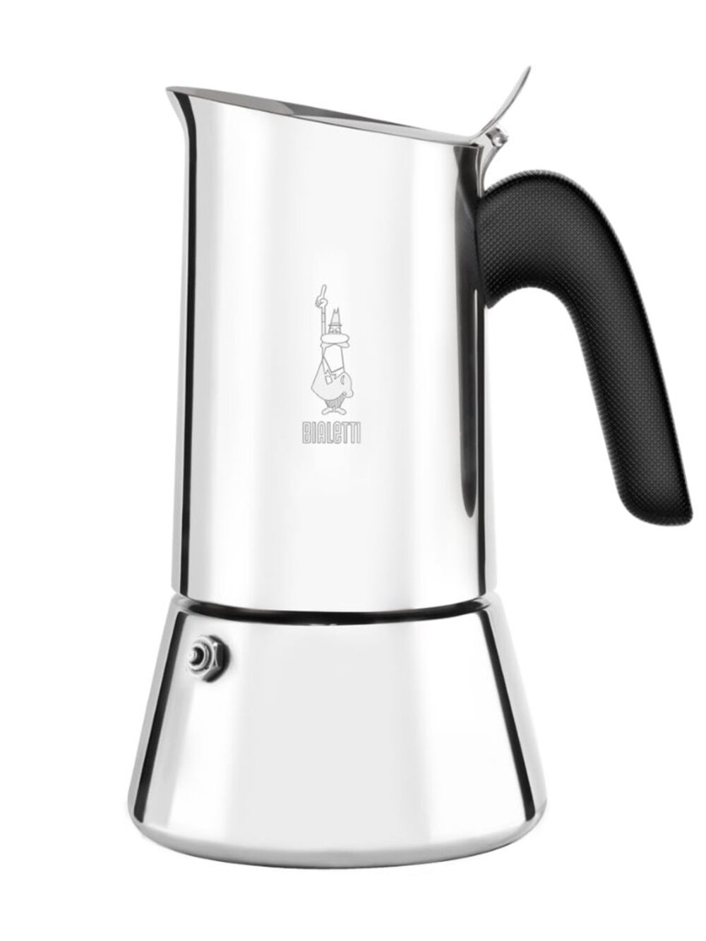 Bialetti Venus Caffettiera in Acciaio INOX, Adatta all'Induzione, Inossidabile,